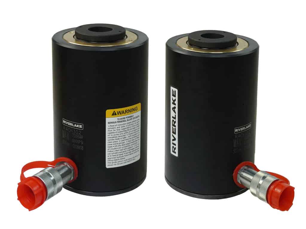 RACH Series,Single Acting Aluminum Hollow Hydraulic Cylinder