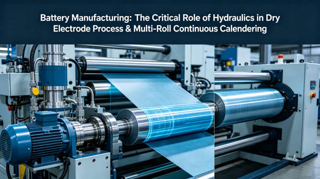 The Critical Role of Hydraulics in Dry Electrode Process & Multi-Roll Continuous Calendering